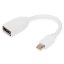 Digitus DB-340405-001-W DisplayPort kábel 0,15 M Mini DisplayPort Fehér