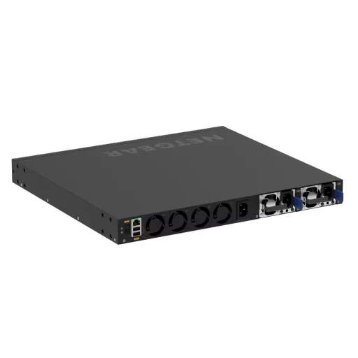 NETGEAR M4350-48G4XF Vezérelt L3 Gigabit Ethernet (10/100/1000) Ethernet-áramellátás (PoE) támogatása 1U Fekete