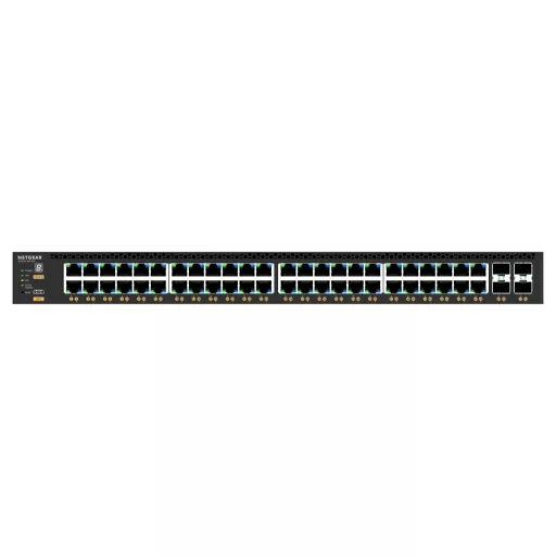 NETGEAR M4350-48G4XF Vezérelt L3 Gigabit Ethernet (10/100/1000) Ethernet-áramellátás (PoE) támogatása 1U Fekete