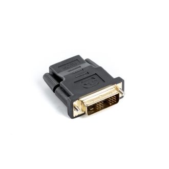   Lanberg AD-0013-BK csatlakozó átlakító HDMI DVI-D 18+1 Single Link Fekete