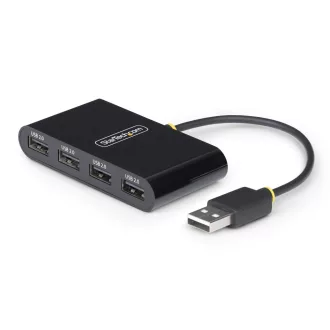   StarTech.com ST4200MINI2-USB-HUB hálózati csatlakozó USB 2.0 480 Mbit/s Fekete