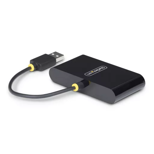 StarTech.com ST4200MINI2-USB-HUB hálózati csatlakozó USB 2.0 480 Mbit/s Fekete