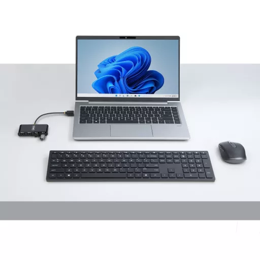 StarTech.com ST4200MINI2-USB-HUB hálózati csatlakozó USB 2.0 480 Mbit/s Fekete