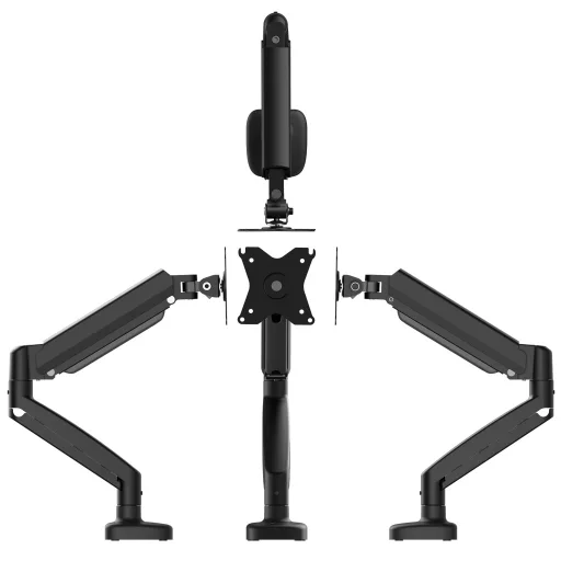 j5create JTSA101-N asztali TV konzol 81,3 cm (32") Fekete