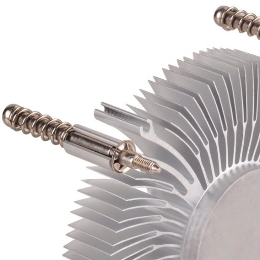 Silverstone NT09-115X Processzor Hűtő 9,2 cm Alumínium, Fekete