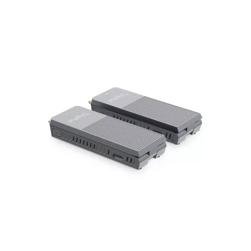 Digitus DS-55359 audió/videó jeltovábbító AV adó- és vevőegység Fekete, Szürke