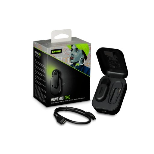 Shure MoveMic One Fekete Csíptethető mikrofon