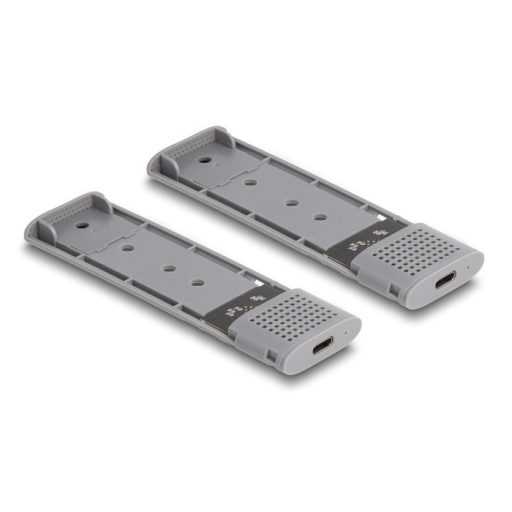 DeLOCK 42028 tárolóegység burkolat Külső SSD ház Fekete, Szürke M.2