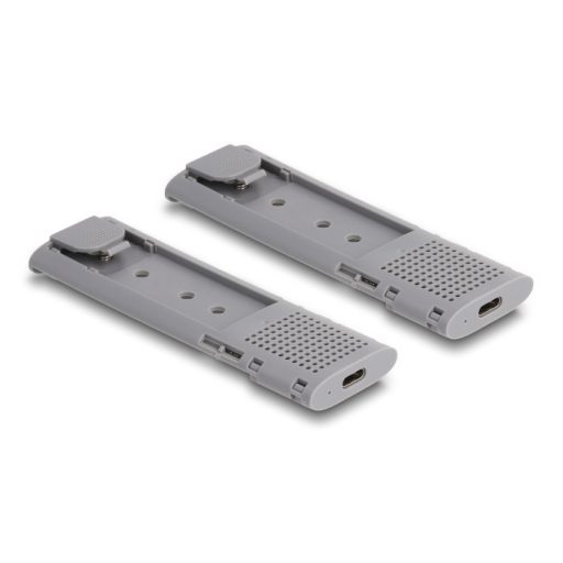 DeLOCK 42028 tárolóegység burkolat Külső SSD ház Fekete, Szürke M.2