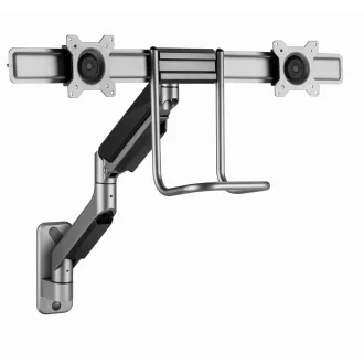  Gembird Laikiklis Adjustable wall 2-display mounting arm 17-32inch iki 8kg