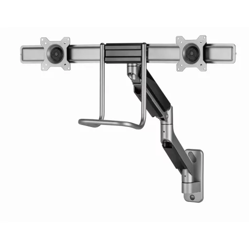 Gembird Laikiklis Adjustable wall 2-display mounting arm 17-32inch iki 8kg