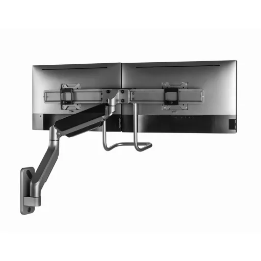 Gembird Laikiklis Adjustable wall 2-display mounting arm 17-32inch iki 8kg