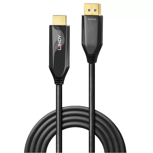 Lindy 40931 video átalakító kábel 2 M HDMI A-típus (Standard) DisplayPort Fekete