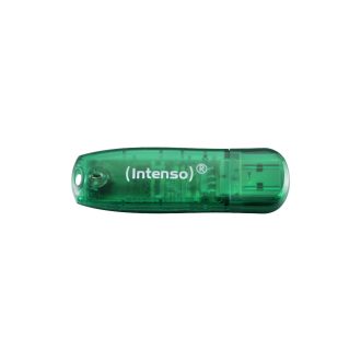   Intenso Rainbow Line USB flash meghajtó 8 GB USB A típus 2.0 Zöld