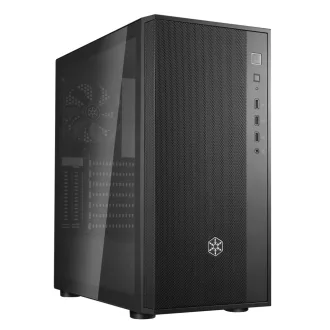 Silverstone FARA R1 Midi Tower Fekete