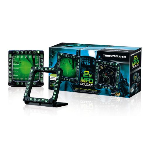 Thrustmaster MFD Cougar Pack Fekete Joystick PC