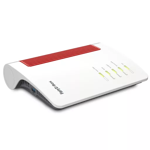 Box 5690 vezetéknélküli router 2.5 Gigabit Ethernet Kétsávos (2,4 GHz / 5 GHz) Vörös, Fehér