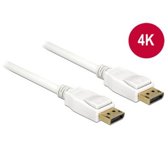 DeLOCK 2m, 2xDisplayPort DisplayPort Fehér