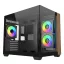 Cooler Master Elite 481 Wood Mini Tower Fekete