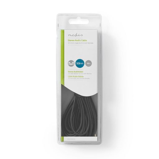 Nedis CAGB22050BK100 audio kábel 10 M 3.5mm Antracit