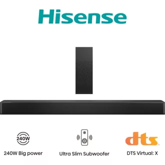 Hisense HS2100 Fekete 2.1 csatornák 240 W