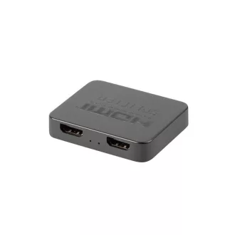 Splitter video HDMI- 2x HDMI 4K + port USB-C czarny