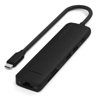   Satechi ST-P7SK hálózati csatlakozó USB C-típus 10000 Mbit/s Fekete