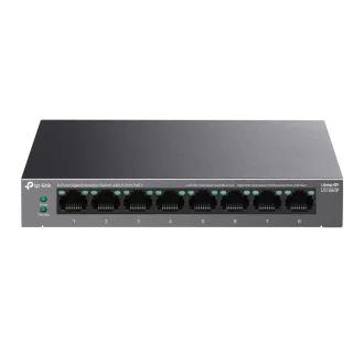   TP-Link LiteWave LS108GP hálózati kapcsoló Beállítást nem igénylő (unmanaged) Gigabit Ethernet (10/100/1000) Ethernet-áramellátás (PoE) támogatása Fekete