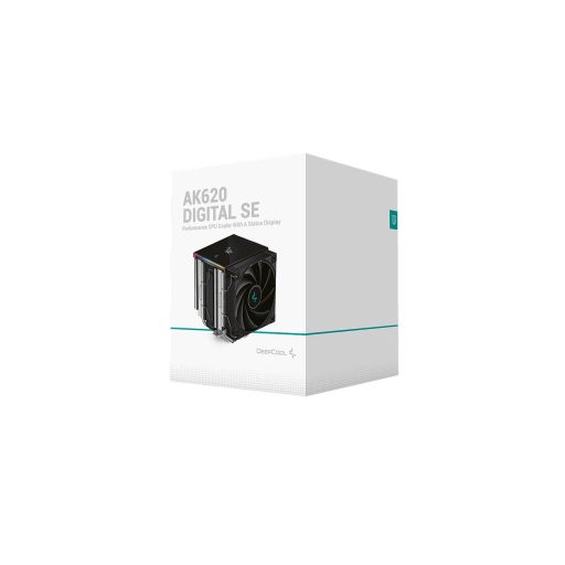 DeepCool AK620 Digital SE Processzor Hűtő 12 cm Fekete, Fehér 1 db