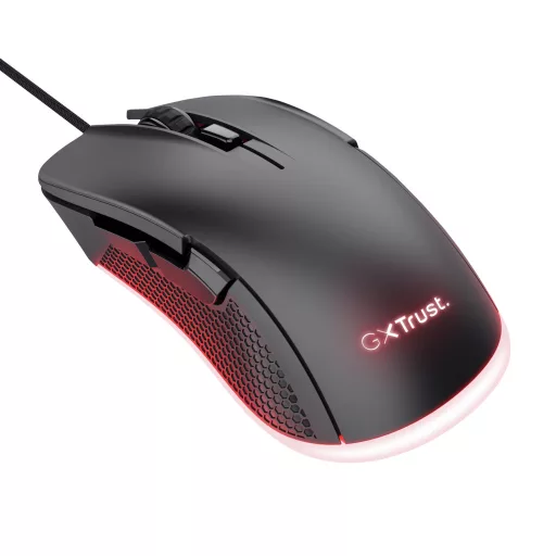 Trust GXT 922 YBAR egér Játék Jobbkezes USB A típus Optikai 7200 DPI