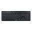 CHERRY Stream keyboard ultimate billentyűzet Otthoni/irodai USB + RF Wireless + Bluetooth AZERTY Francia Fekete