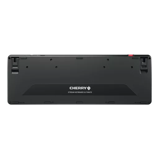 CHERRY Stream keyboard ultimate billentyűzet Otthoni/irodai USB + RF Wireless + Bluetooth AZERTY Francia Fekete