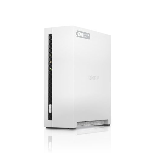 QNAP TS-133 tárolószerver NAS Tower Cortex-A55 2 GB DDR4 0 TB QNAP Turbo System Fehér