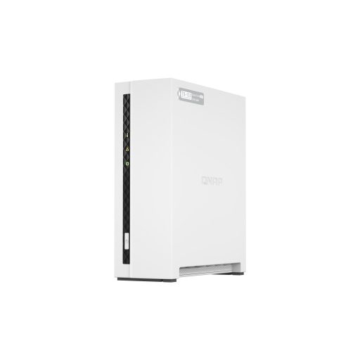 QNAP TS-133 tárolószerver NAS Tower Cortex-A55 2 GB DDR4 0 TB QNAP Turbo System Fehér