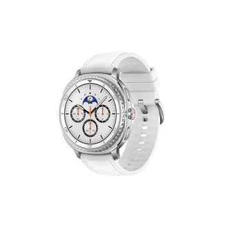   Samsung Galaxy Watch 8 Classic 3,3 cm (1.3") AMOLED 46 mm Digitális 438 x 438 pixelek Érintőképernyő 4G Ezüst Wi-Fi GPS (műhold)
