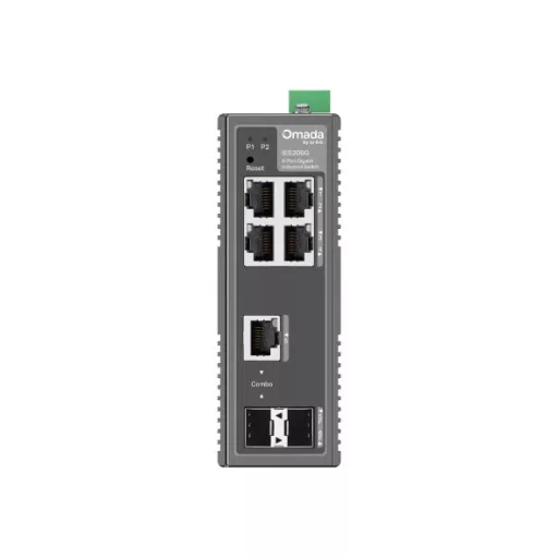 TP-Link Omada IES206G hálózati kapcsoló Vezérelt Gigabit Ethernet (10/100/1000) Fekete