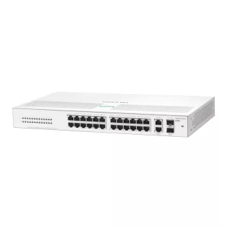   HPE Aruba Networking Networking Instant On Switch 26p Gigabit 2p SFP 1430 Beállítást nem igénylő (unmanaged) L2 Gigabit Ethernet (10/100/1000) 1U Fehér