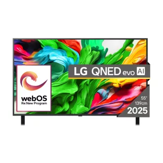   LG QNED AI 55QNED85A3C televízió 139,7 cm (55") 4K Ultra HD Smart TV Wi-Fi Fekete