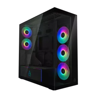 ARCTIC Xtender VG (Mirror Black) Midi Tower Fekete