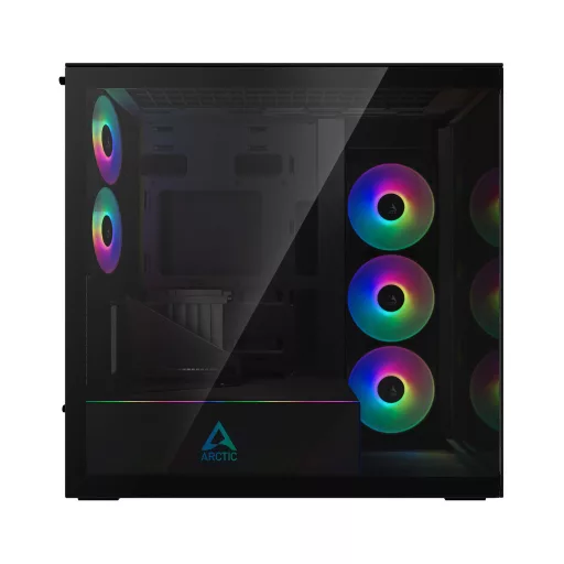 ARCTIC Xtender VG (Mirror Black) Midi Tower Fekete