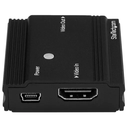 StarTech.com HDBOOST4K audió/videó jeltovábbító AV jelismétlő Fekete