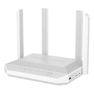   Keenetic Hero 4G+ (KN-2312) vezetéknélküli router Gigabit Ethernet Kétsávos (2,4 GHz / 5 GHz) Szürke, Fehér