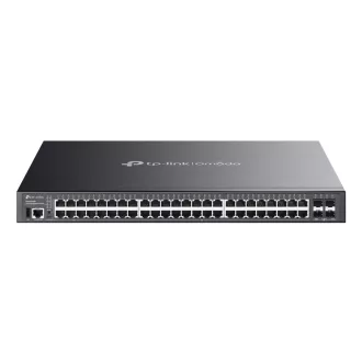   TP-Link Omada SG5452XMPP hálózati kapcsoló Vezérelt L3 Gigabit Ethernet (10/100/1000) Ethernet-áramellátás (PoE) támogatása Fekete