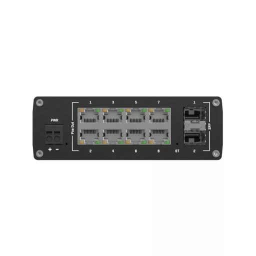 Teltonika TSW202 Vezérelt L2 Gigabit Ethernet (10/100/1000) Ethernet-áramellátás (PoE) támogatása Alumínium, Kék