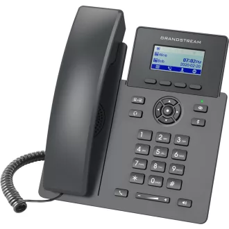 Grandstream Networks GRP2601 IP telefon Fekete 1 sorok LCD