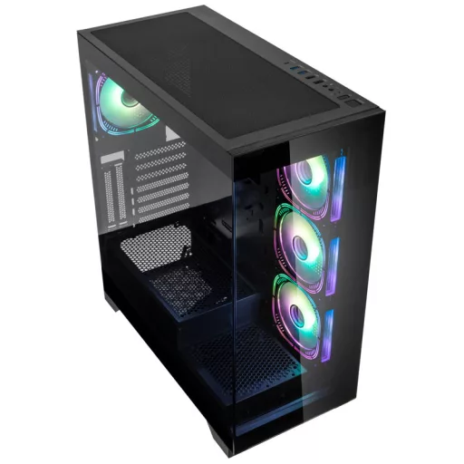 Kolink Unity Peak ARGB Midi Tower Fekete