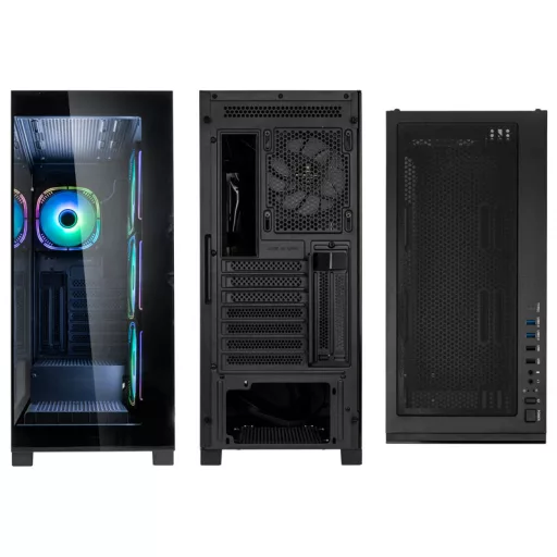Kolink Unity Peak ARGB Midi Tower Fekete