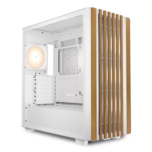 Sharkoon REBEL C70G RGB Full Tower Fehér, Fa