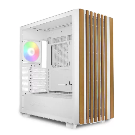 Sharkoon REBEL C70G RGB Full Tower Fehér, Fa