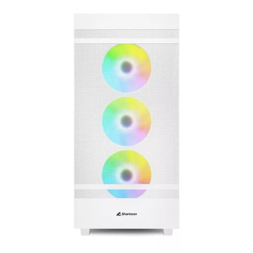 Sharkoon REBEL C50 RGB ATX Full Tower Fehér